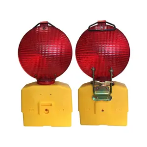 8インチレンズ6Vロードコントロールストロボ点滅点灯警告バリケード明るいLED交通警告灯