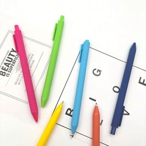 Bolígrafos de Presión de Color Sólido Sencillos al por Mayor y Artículos de Oficina Creativos - Product Image 4