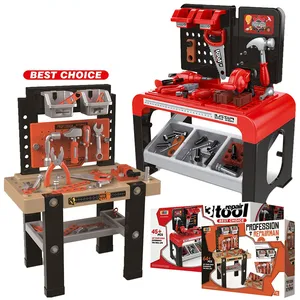 Hot sale kids pretend play set simulation tool toys Boy DIY Repair screw nut tool table tool sets toy