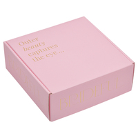Boîtes d'Expédition en Carton Ondulé Rose Personnalisées Emballage de Vêtements avec Logo Lingerie Boîte de Sous-Vêtements pour Robe Tissu Mailer Boîte Cadeau