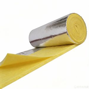 Rouleau de laine de verre résistant aux hautes températures de fabrication chinoise, classe A1, incombustible, isolation thermique pour entrepôts, ateliers et bâtiments - Product Image 4