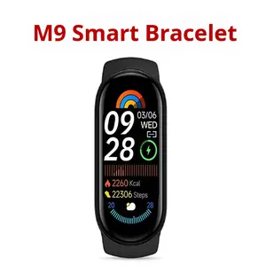 <span class=keywords><strong>Bracelet</strong></span> Sport Intelligent Haute Précision M9 avec Écran IPS Étanche, Moniteur Oxygène Sanguin Sommeil Fréquence Cardiaque et Podomètre - Product Image 3