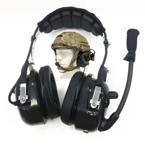 Protector auditivo, radio bidireccional, kit de vigilancia para motocicleta, auricular acústico, casco táctico, auriculares con micrófono