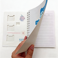 Planificateur spirale quotidien et hebdomadaire Kawaii ; Carnet spirale pour étudiants et bureau ; Carnet personnalisé à couverture rigide