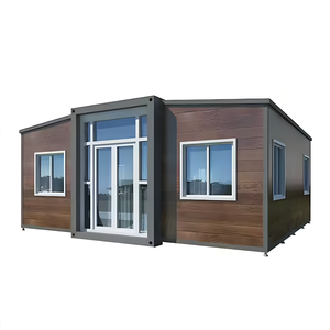 Casa Contenedor Prefabricada Móvil Expandible de Construcción Rápida de 20, 30 y 40 Pies con Baño, Casa Portátil de Acero Ligero - Product Image 1