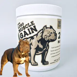 Suppléments pour animaux de compagnie, Logo privé, supplément à haute teneur en protéines pour le Gain musculaire des chiens, supplément de construction des Muscles