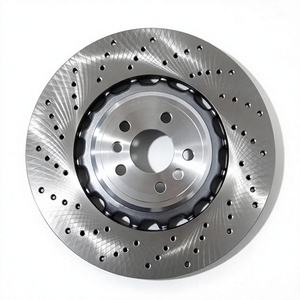 34217991103 Disque de frein ventilé perforé très demandé, disque de frein arrière gauche 380x28 pour Série 5 F90 M5 Série 8 F91 F92 M8 - Product Image 2