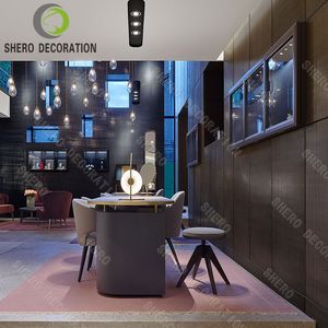 Mostrador de Exhibición de Joyería de Alta Calidad con Iluminación para Decoración de Joyerías, Muebles de Joyería Personalizables - Product Image 4