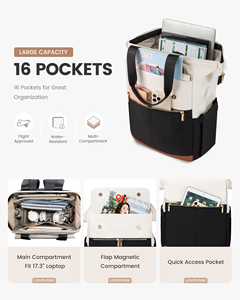 Sac à dos LOVEVOOK pour le travail, les voyages, l'université, avec port USB, imperméable, pour infirmières, enseignants, sac à dos pour ordinateur portable pour femmes et hommes - Product Image 2