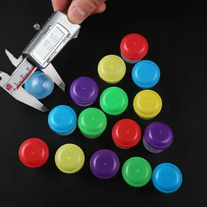 고품질 도매 1 "인치 편평한 바닥 자동 판매기 장난감 기계를 위한 다채로운 빈 플라스틱 캡슐 공