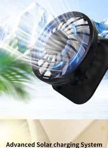 Chapeau de pêche ventilé à large bord, rechargeable USB et solaire, 3 vitesses, séchage rapide, avec support en langue espagnole pour hommes - Grande Vente - Product Image 6