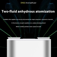 Humidificateur ultrasonique sans eau à double buse en métal, alimenté par USB, avec humidistat, fonctionnement silencieux 36 dB, capacité 20 ml, garantie 1 an