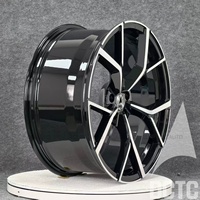 Jantes de voiture en alliage forgé brossé multi-rayons DCTC 17x7.5/18x7.5 pouces PCD 5x114.3 20/25mm ET compatibles CRV, nouveau design
