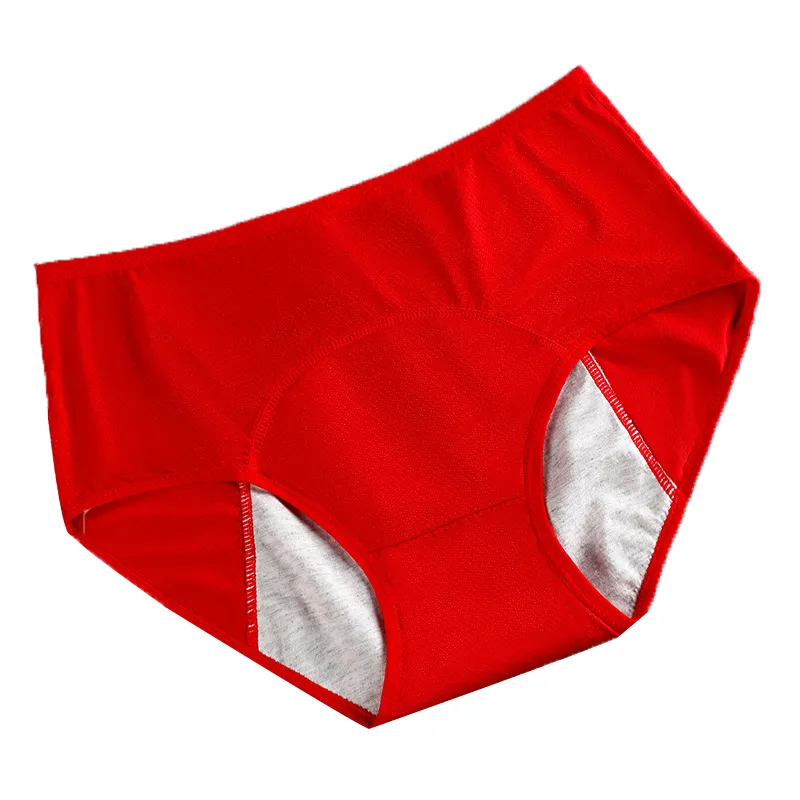 2023 Populaire Ontwerp Plus Size Katoen 3-laags Lekvrij Menstruatie Slipje String Slip Ondergoed Tanga Voor Dames