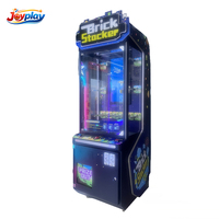 Machine de jeu d'arcade à monnayeur très rentable, type empileur de jouets, attrape-jouets, machine à cadeaux et à prix, avec fonction d'empilage de briques