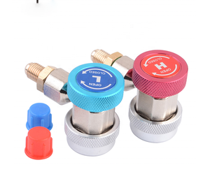 QC-ML QC-MH быстрой смены адаптеры коллектор автомобиля зарядка хладоагента кондиционера R134a Латунь быстрой смены навесного оборудования - Product Image 4