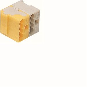 TG025 compatibile con terminale Hagers giallo/bianco per cavo bus KNX fino a 4 rami, set da 50 pezzi - Product Image 1