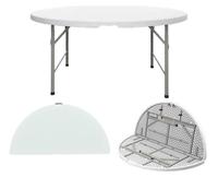Ensemble de chaises et de tables en plastique modernes, légères, durables, pliables, imperméables, pour événements de restauration de rue en plein air
