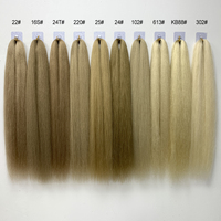 Cheveux à tresser pré-étirés de couleur vive, Falang 1 Hair, différents styles, tressage facile