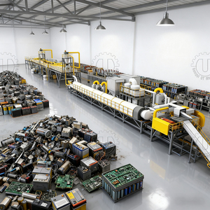 Planta de Reciclaje de Baterías de Iones de Litio para Automóviles Totalmente Automática con Motor y Motor de Alta Eficiencia, 99% de Pureza - Product Image 1