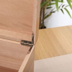 Boîte à thé universelle en bois d'Okoumé de qualité supérieure, style vieilli et rétro, pour thé Pu'er, boîte d'emballage pour thé Baihao Yinzhen - Product Image 4