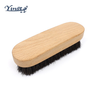 Cepillo para Zapatos Yinste de Madera Maciza con Pelo de Cerdo para Eliminar Manchas, Limpieza del Hogar - Product Image 1