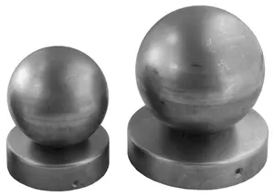 Outdoor Fence Steel Caps Easy Installation House Garden Steel Post Cap Baluster Steel Ball Caps