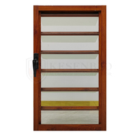 Fenêtres à jalousies en aluminium modernes, horizontales, réglables, avec persiennes en verre, stores et volets