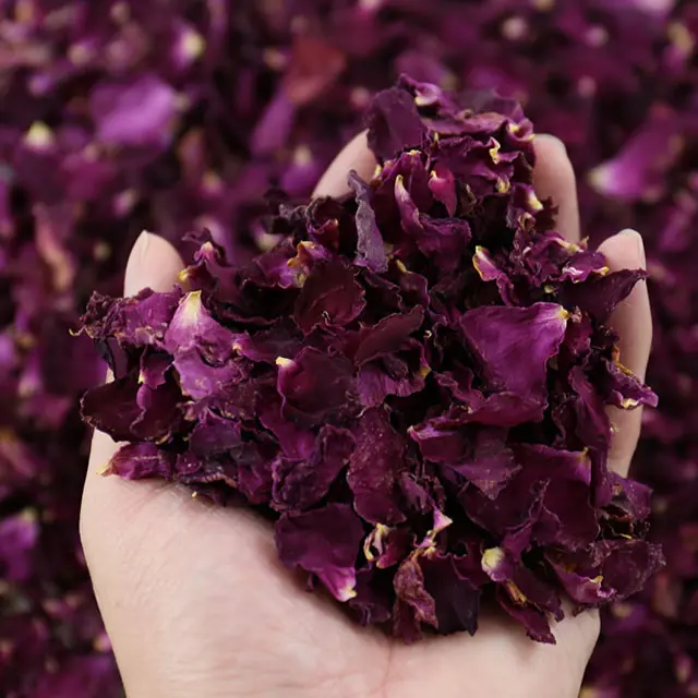 Flores secas orgánicas, confeti, pétalos de rosa a granel, Pétalos naturales drios para baño y boda