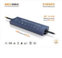 Alimentation LED ultra-mince DC12V 24V 48V 500W 41.7A 21A 10.5A AC110CV-277V CE ROHS CB à haute efficacité PFC pour bande LED