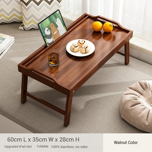 Table basse japonaise en bois massif pour tatami, petite table à thé pour fenêtre en baie, salon, stable, usage domestique - Product Image 5