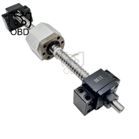 Kit de vis à billes Hiwin TBI THK 1605 250-1550mm avec écrou à billes usiné et BK/BF12 pour les industries CNC