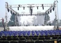 Sistema de Plataforma de Escenario para Eventos y Espectáculos con Estructura de Aluminio Ligero para Iluminación y Sonido Line Array, Venta al por Mayor