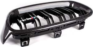 Rejilla Delantera de Fibra de Carbono Negro Brillante SHENGTIAN para BMW Serie 3 F30/F31/F35 (2016-2019), Rejilla de Repuesto - Product Image 6