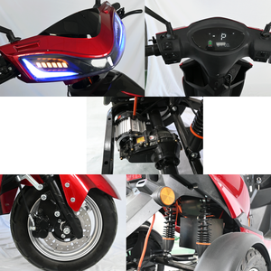 Motocicleta de 3 Ruedas, Scooter de 1000W 60V, Carrocería Abierta, 300kg, Triciclo Cerrado con Asiento para Pasajeros, Bicicleta de 3 Ruedas - Product Image 3