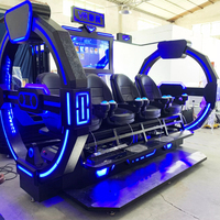Chaise de réalité virtuelle 360 simulateur de vol 9d montagnes russes films Vr cinéma