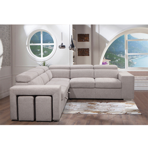 सर्वश्रेष्ठ विक्रेता सोफे कमरे में रहने वाले सोफे उच्च गुणवत्ता वाले कपड़े सोफे बिस्तर कार्यात्मक सोफे 2 सीटर + कोने + 2 सीटर - Product Image 2