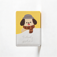 Cuaderno de Cuero PU A7 con Diseño de Animalito, 100 Hojas, Diario de Bolsillo