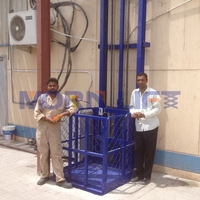 Pour ascenseur de cargaison hydraulique industriel MORN capacité 300kg-5000kg certifié ISO CE pour petit fret nouveau pour les imprimeries