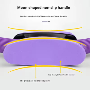 Anneaux de <span class=keywords><strong>yoga</strong></span> XL Ring Fitness Circle avec poignées rembourrées pour tonifier les bras, les cuisses et le tronc, anneaux de <span class=keywords><strong>yoga</strong></span> pour femmes, entraînement musculaire - Product Image 5