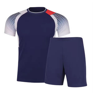 Uniforme de tennis pour hommes respirant, couleur contrastée, meilleure qualité, 100 % polyester, pour joueurs d'équipe - Product Image 1