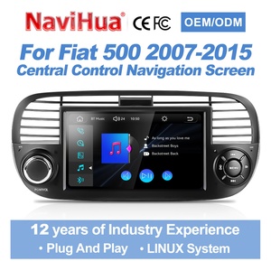 Navihua Car Radio DVD <b>Player</b> Stereo Linux System 7 Inch Carplay Android Auto Touch Screen for Fiat 500 2007-2015 - Product Image 1