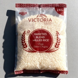 Custom Wholesale Logo Printed Rice <b>Bags</b> 5 kg Biodegradable 1Kg 2Kg 5Kg 10Kg <b>Vacuum</b> Plastic Rice Packaging <b>Bag</b> - Product Image 3