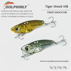 롱 캐스트 메탈 VIB 루어 5g/7g/10g/14g 민물 배스 만다린 피쉬 틸라피아 강 호수 바닷물 낚시에 매력적 - Product Image 4