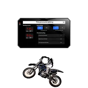 Monitor de cámara Dashcam para motocicleta de 5 pulgadas, inalámbrico, Android, Auto, CarPlay, pantalla de calibre, CarPlay, Dashcam para motocicleta