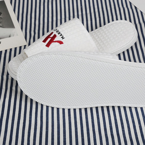 Pantoufles de spa type droit, pour hôtel, blanc, livraison depuis l'usine, chaussons confortables, pour l'hiver - Product Image 6