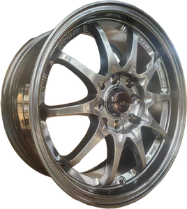 Rines de Aluminio JDM Estilo Volk Racing de 15 Pulgadas en Negro Brillante, Diseño CE28 SL de 10 Radios, ET40, Opciones 4X100 y 4X114.3 - Product Image 2