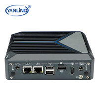 Le plus populaire Micro pare-feu sans ventilateur 12th Alder Lake-N N100 DDR4 Dual 2.5G LAN M.2 Slots Mini Desktop Pc pour la sécurité du réseau