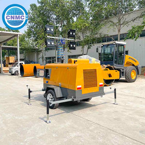 Système d'énergie solaire Led Tour d'éclairage mobile portable solaire Remorque d'éclairage à bas prix à vendre - Product Image 4