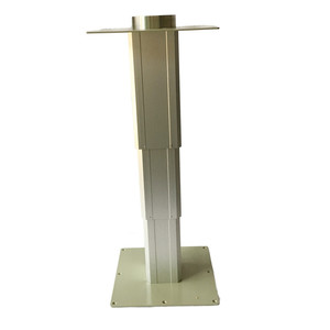 <b>Adjustable</b> <b>Height</b> <b>Table</b> <b>Leg</b> Support For RV Interior Space Aluminum Alloy Steel Base With Circular Top Plate - Product Image 4